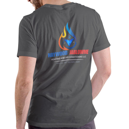 HAYWOOD JABLOWME HEATING AND AIR CONDITIONING, Unisex Cotton funny name T Shirt