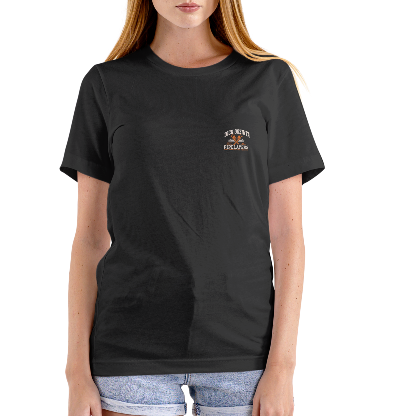 DICK GOZINYA PIPELAYERS – Funny Unisex Cotton T-Shirt