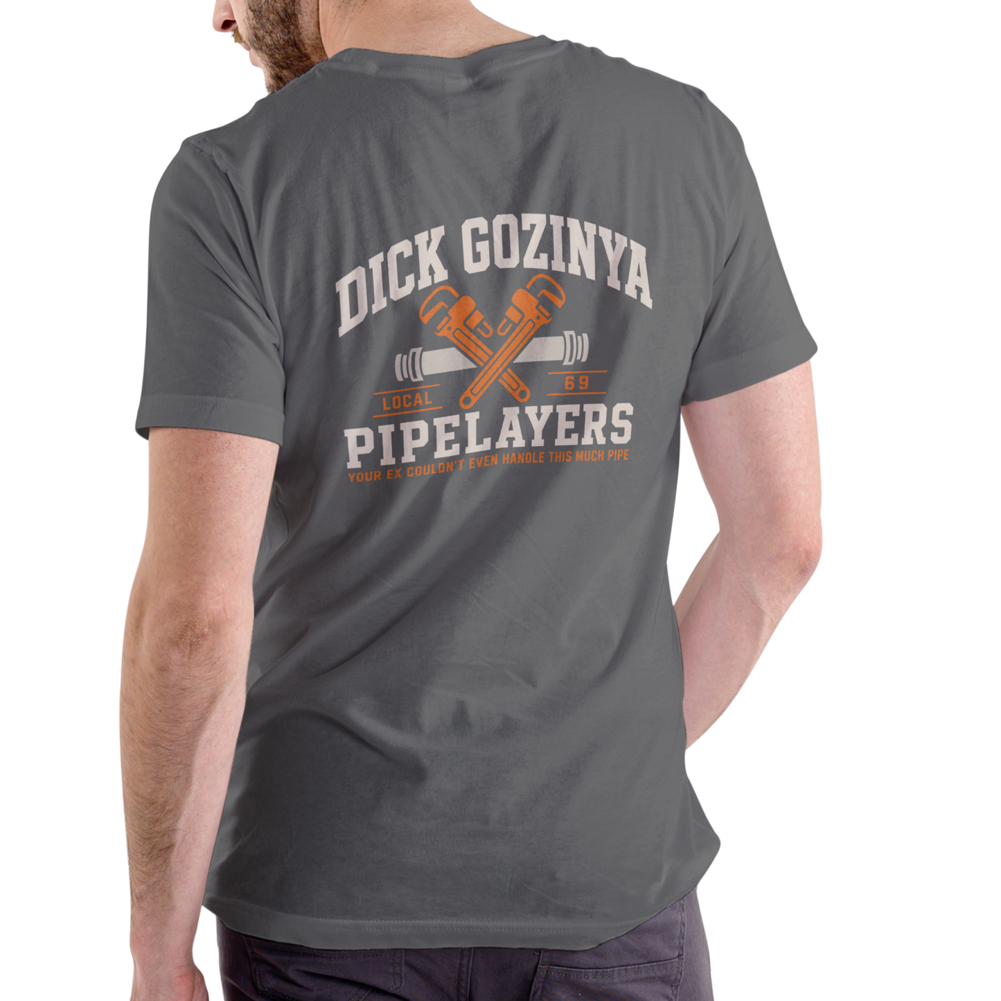 DICK GOZINYA PIPELAYERS – Funny Unisex Cotton T-Shirt