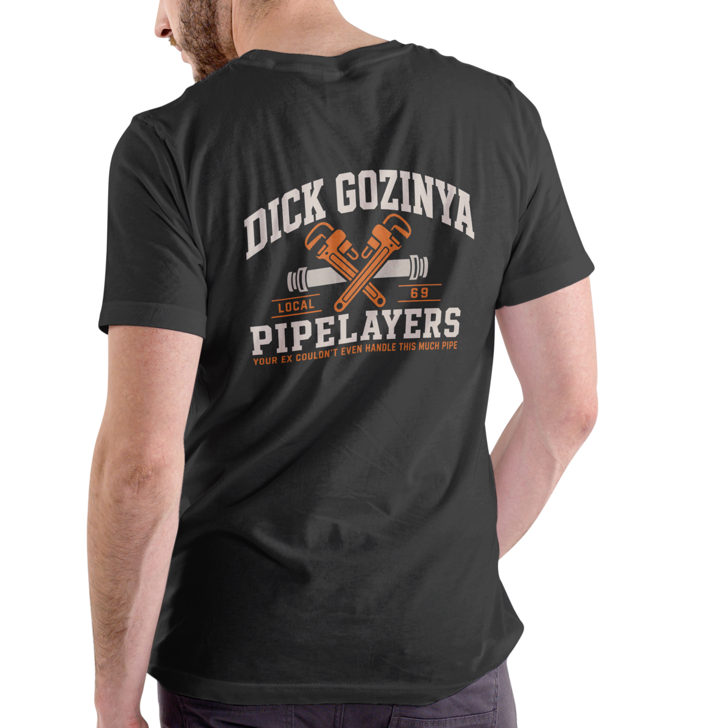 DICK GOZINYA PIPELAYERS – Funny Unisex Cotton T-Shirt