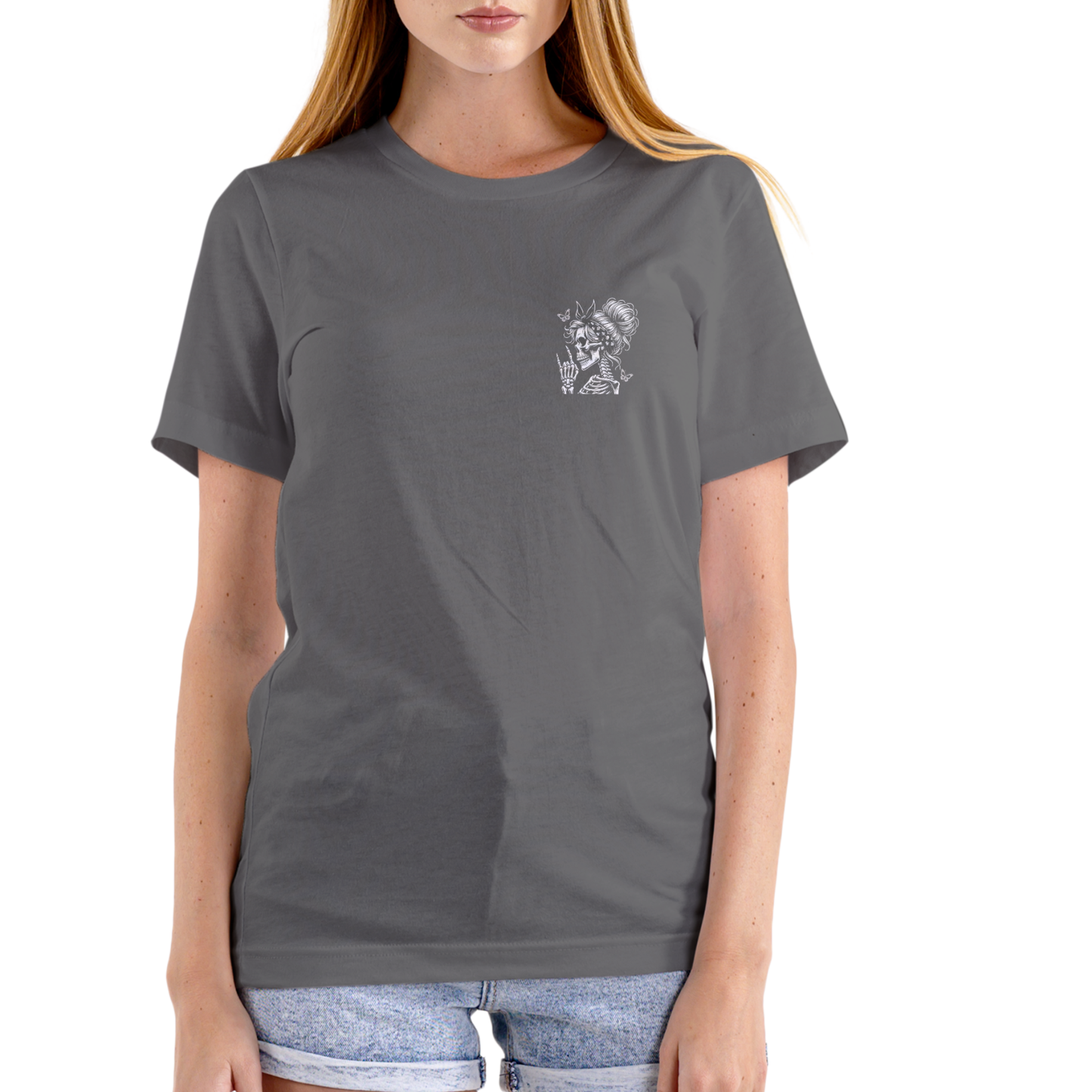 It’s a Throat Punch Kinda Day Skull, Unisex Cotton