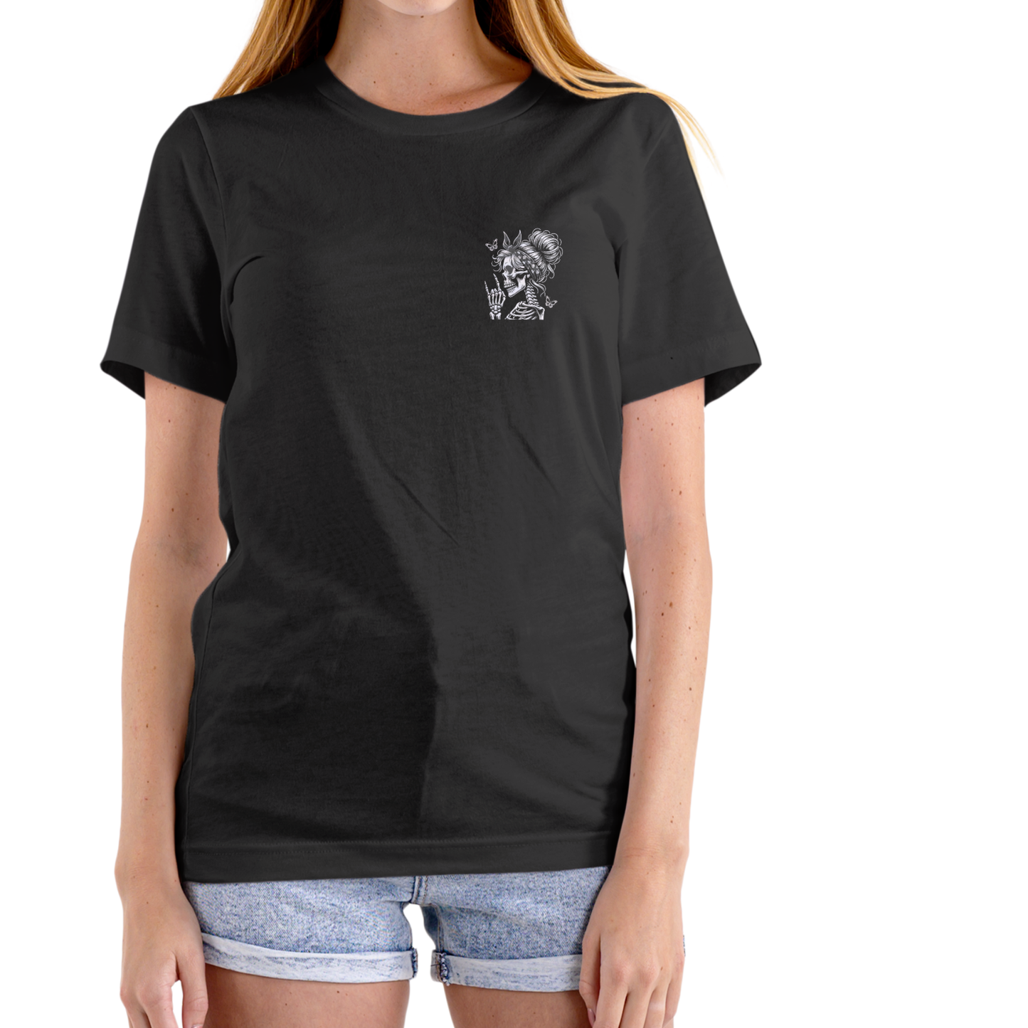 It’s a Throat Punch Kinda Day Skull, Unisex Cotton