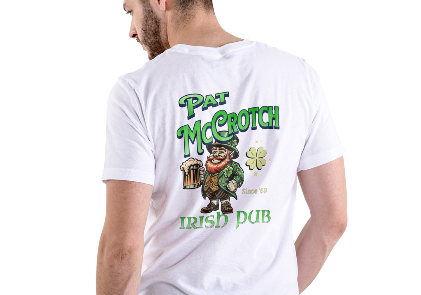 PAT McCROTCH IRISH PUB, T-SHIRT, UNISEX, COTTON