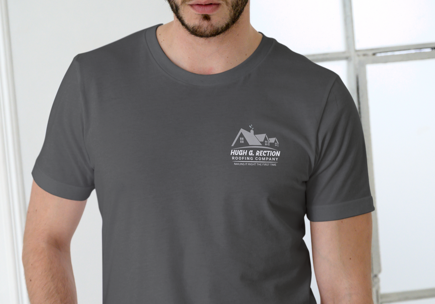 Hugh G. Rection Roofing Company, T-SHIRT, UNISEX, COTTON