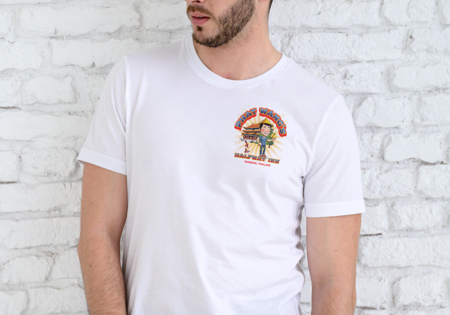 PHAT WANG'S HALFWAY INN BANKGKOK THAILAND, T-SHIRT, UNISEX, COTTON