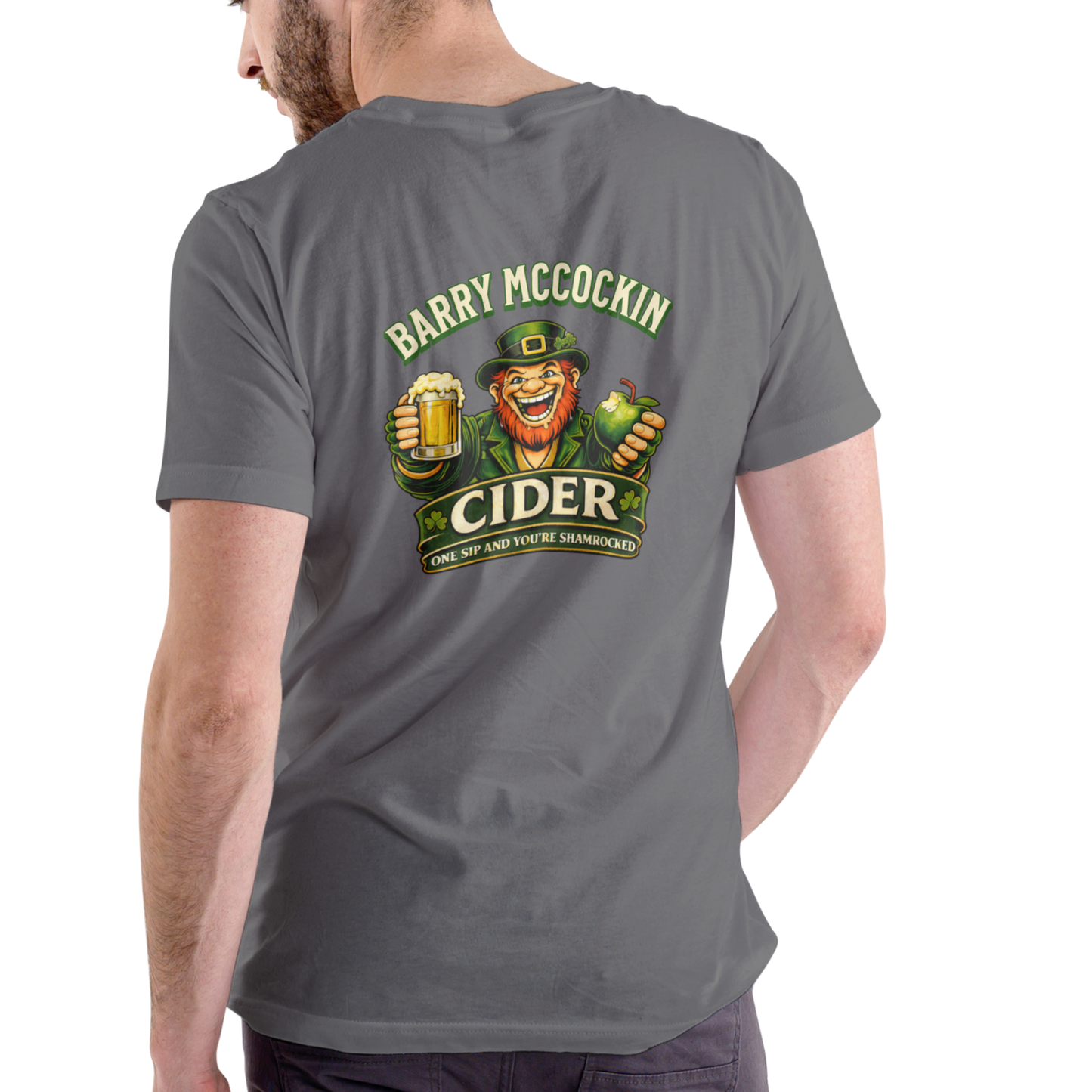 BARRY MCCOCKIN CIDER – Unisex Cotton Streetwear T-Shirt