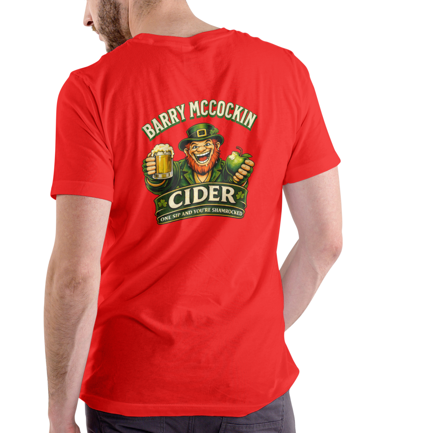 BARRY MCCOCKIN CIDER – Unisex Cotton Streetwear T-Shirt