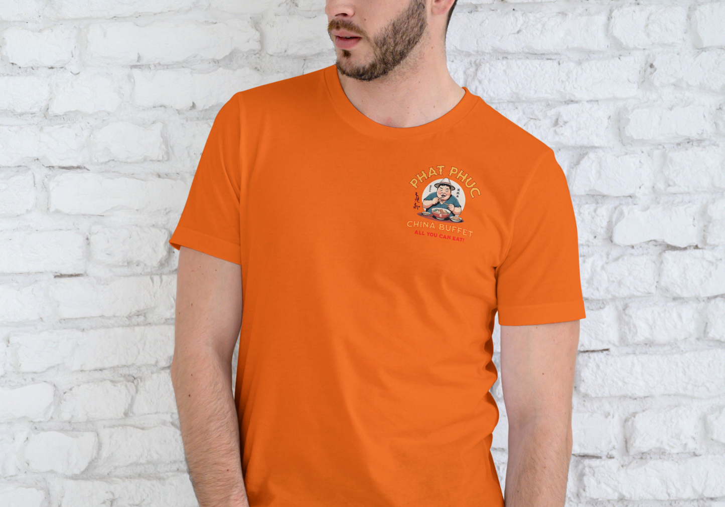PHAT PHUC CHINA BUFFET, T-SHIRT, UNISEX, COTTON