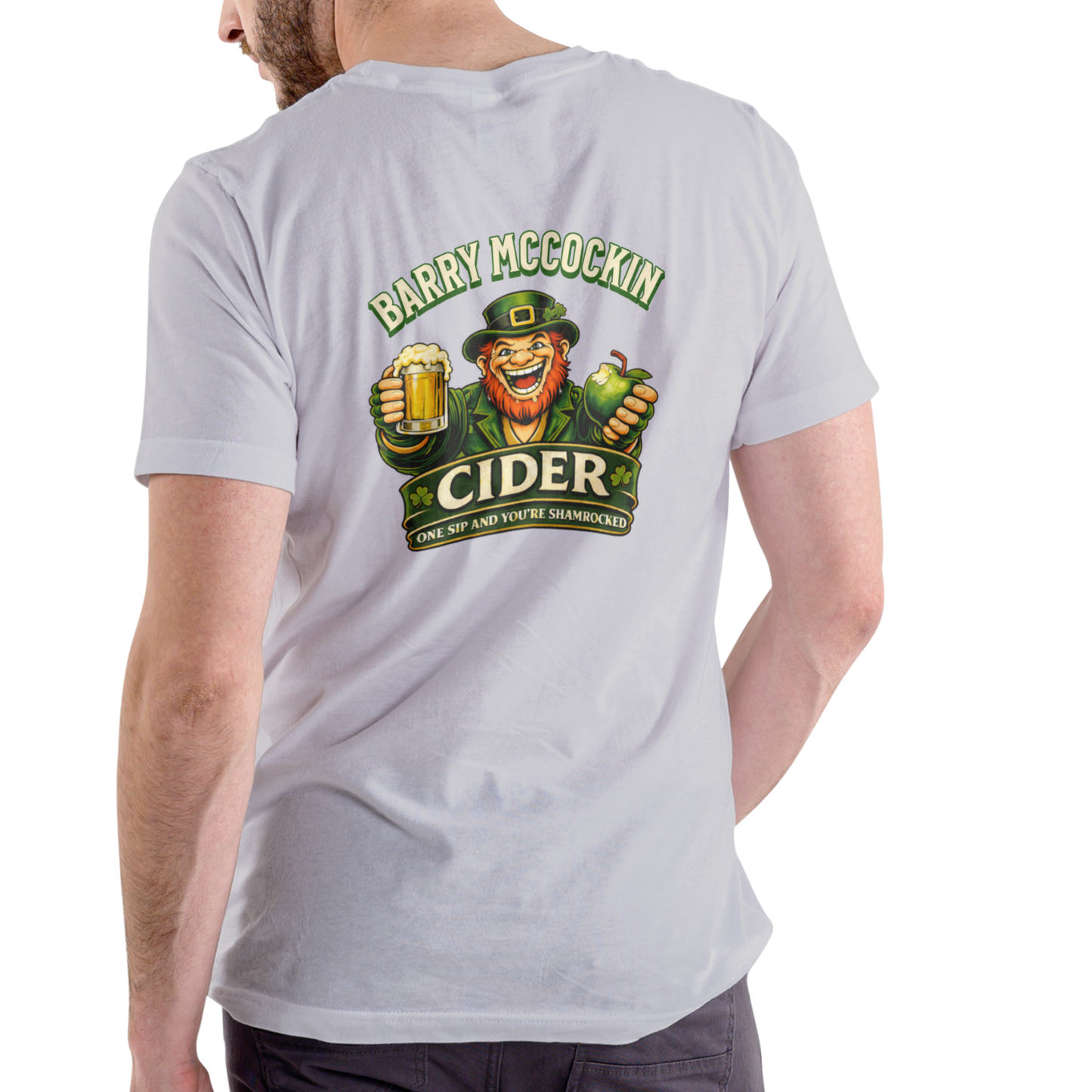 BARRY MCCOCKIN CIDER – Unisex Cotton Streetwear T-Shirt