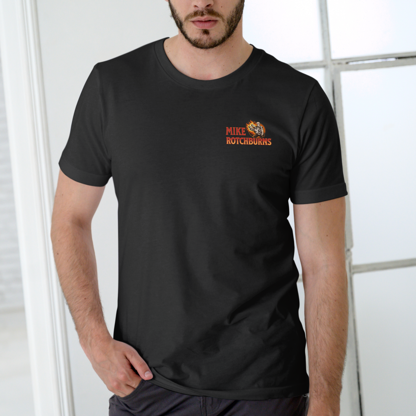 Mike Rotchburns Electric Co. – Funny Name T-Shirt | Unisex Cotton Tee