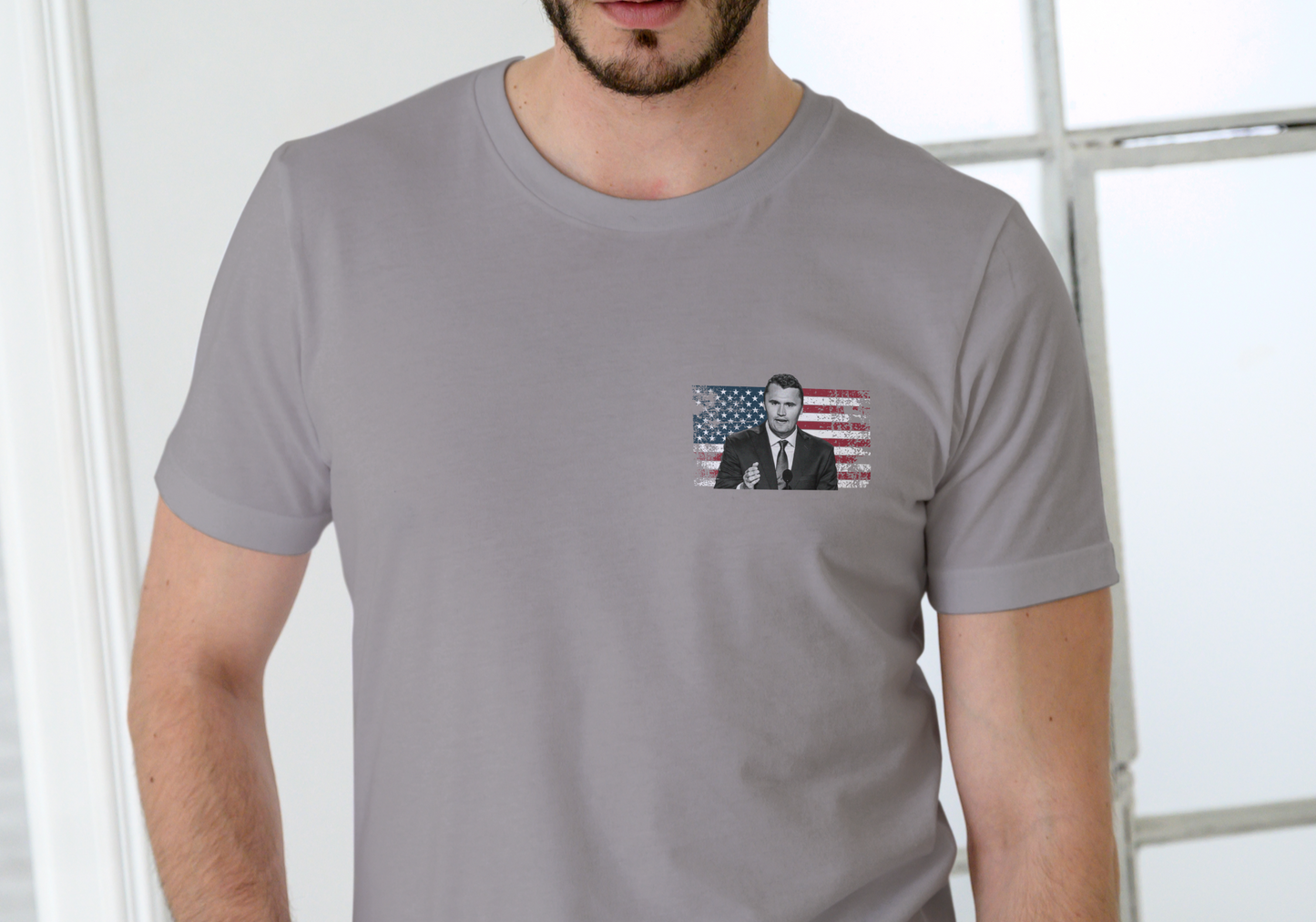 Charlie Kirk, Voice of a Generation, T-SHIRT, UNISEX, COTTON