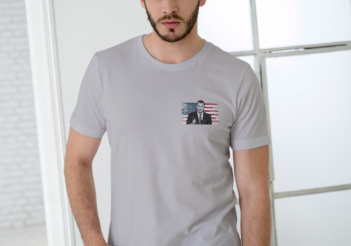 Charlie Kirk, Voice of a Generation, T-SHIRT, UNISEX, COTTON
