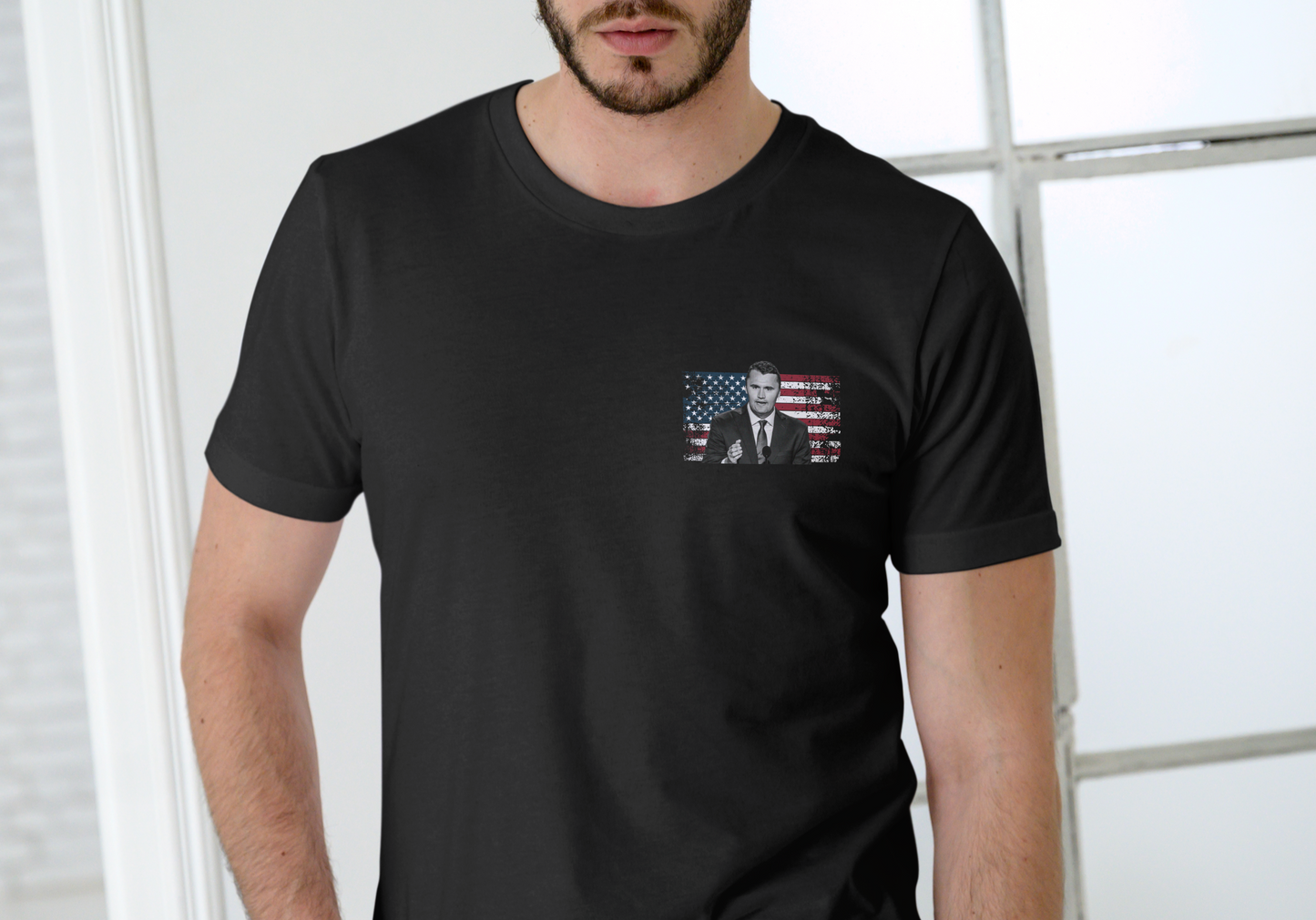 Charlie Kirk, Voice of a Generation, T-SHIRT, UNISEX, COTTON