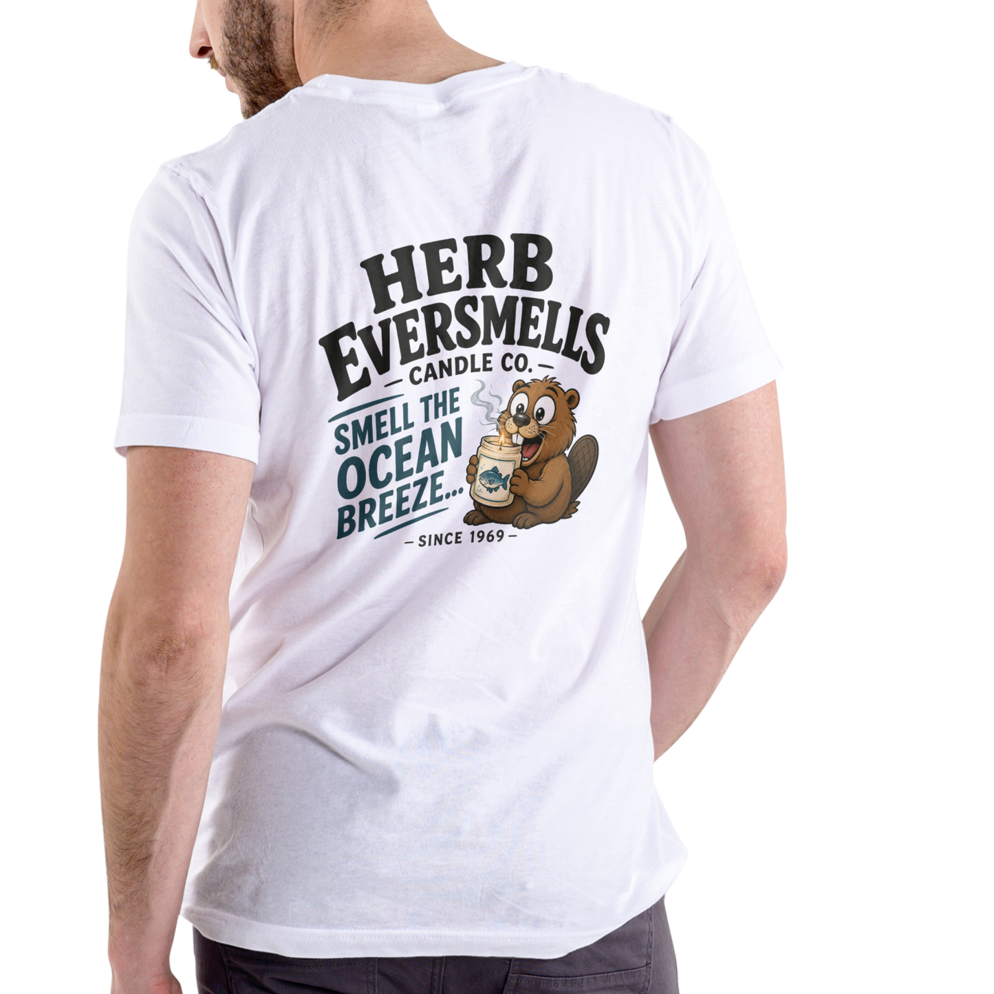Herb Eversmells Candle Co. T Shirt, Unisex Cotton