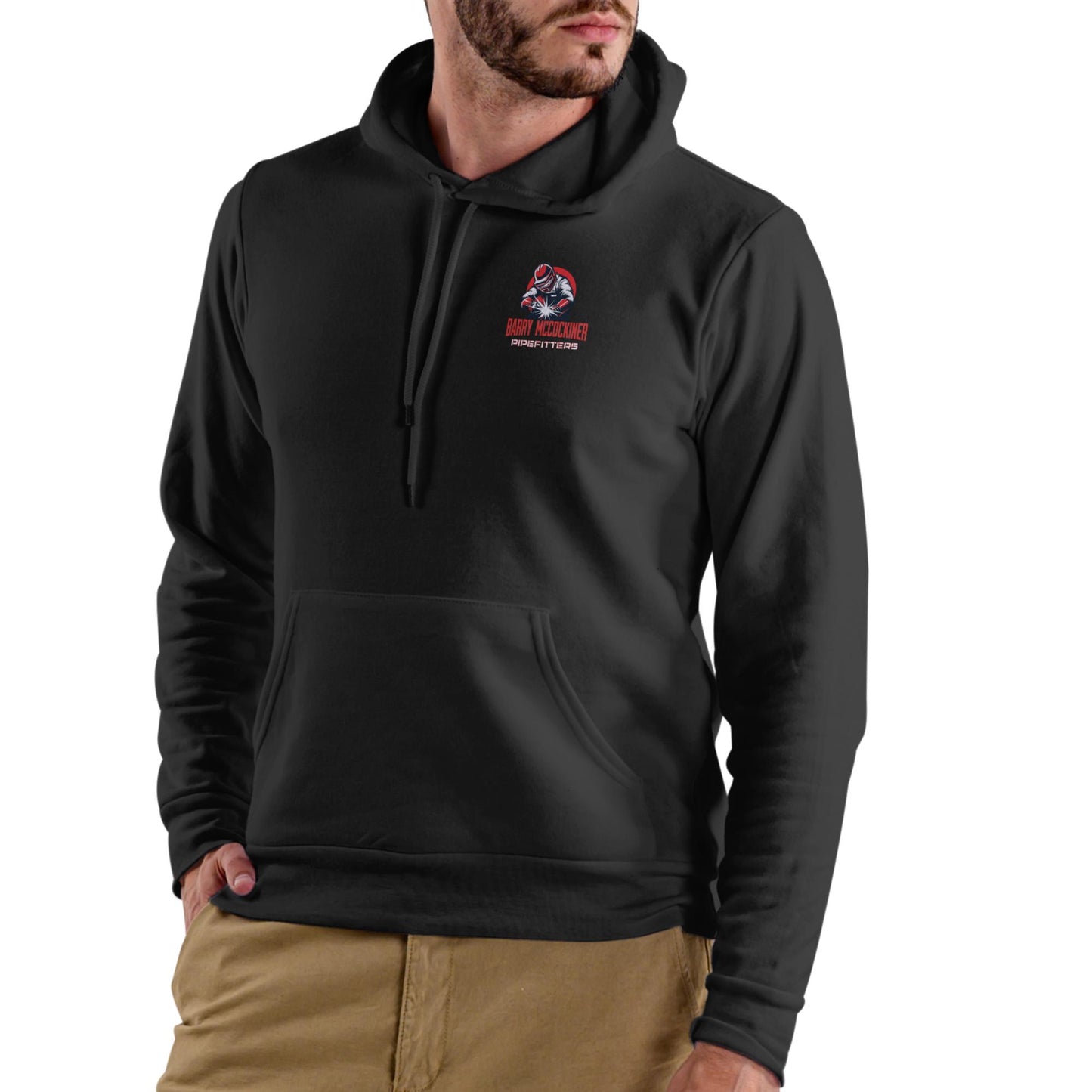 BARRY MCCOCKINER PIPEFITTERS Local 69 Funny Hoodie Unisex Cotton Blend