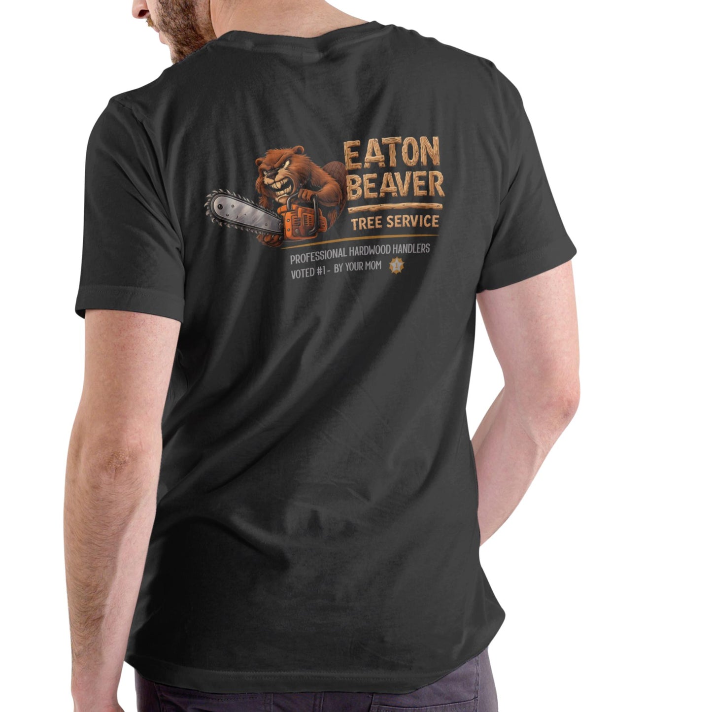 EATON BEAVER TREE SERVICE Funny name T Shirt, Unisex Cotton