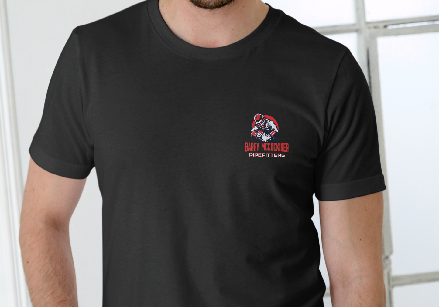 Barry McCockiner Pipefitters, T-SHIRT, UNISEX, COTTON
