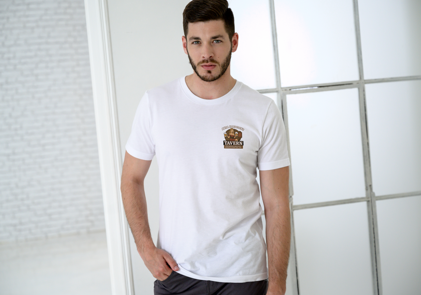 Anita Hardcock's Tavern, T-SHIRT, UNISEX, COTTON