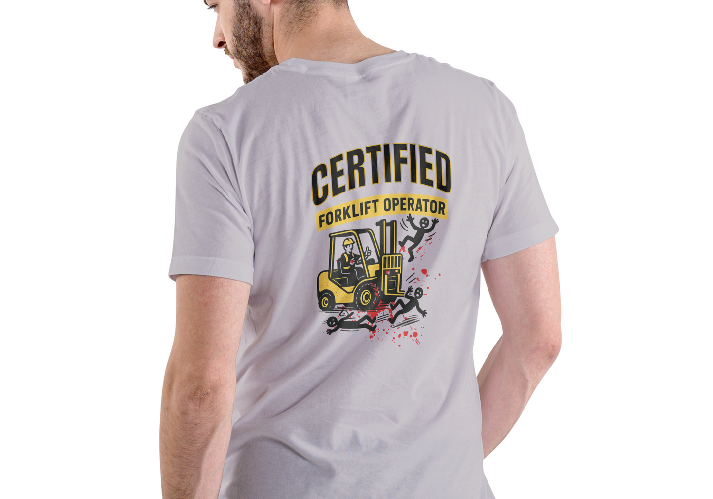 Certified Forklift Operator, T-SHIRT, UNISEX, COTTON