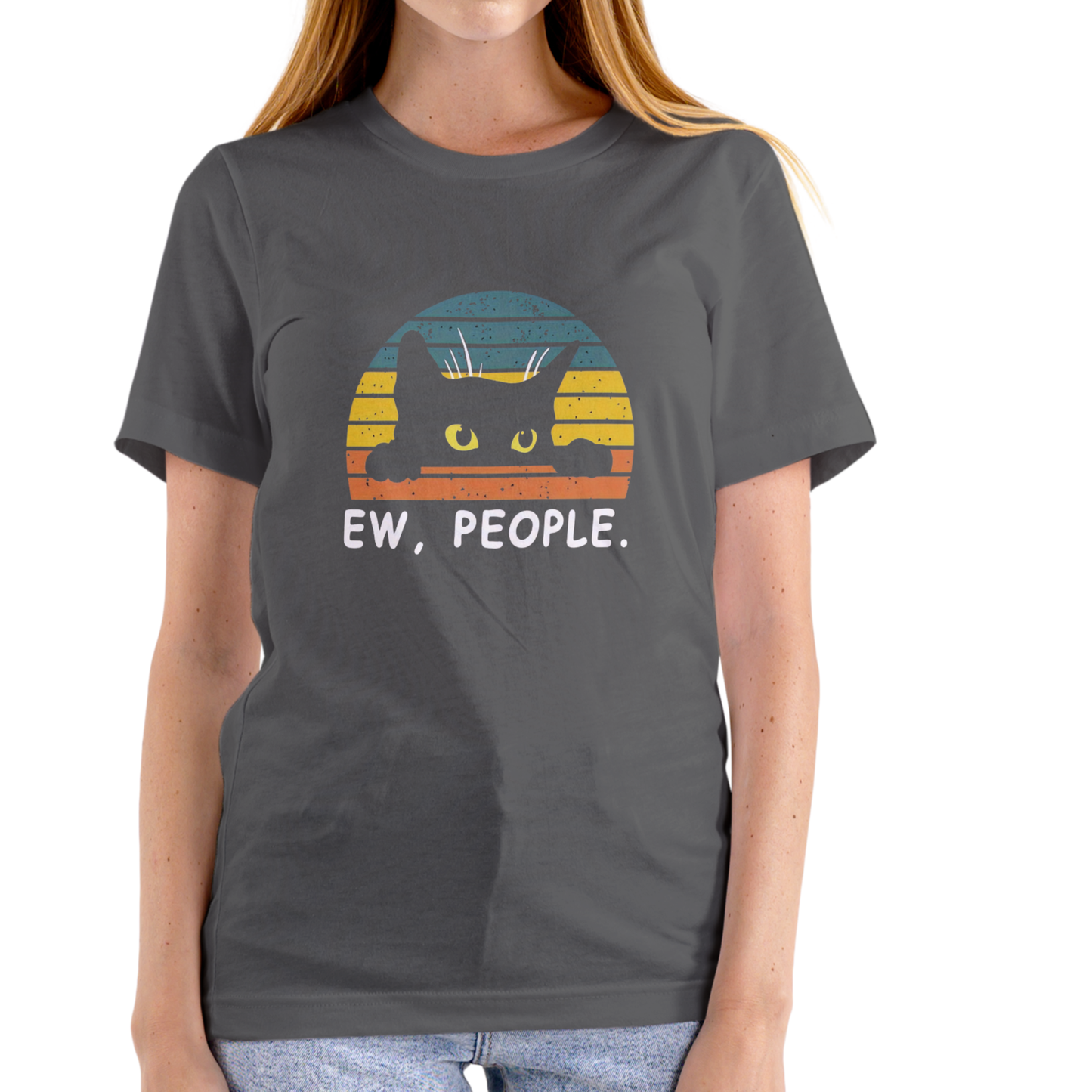 EW. PEOPLE – Cat Funny T-Shirt (Unisex Cotton)