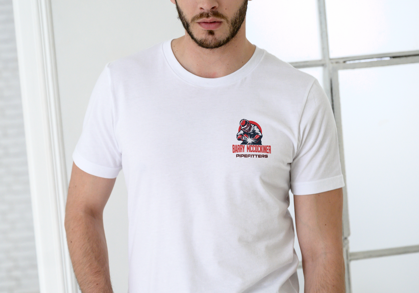 Barry McCockiner Pipefitters, T-SHIRT, UNISEX, COTTON
