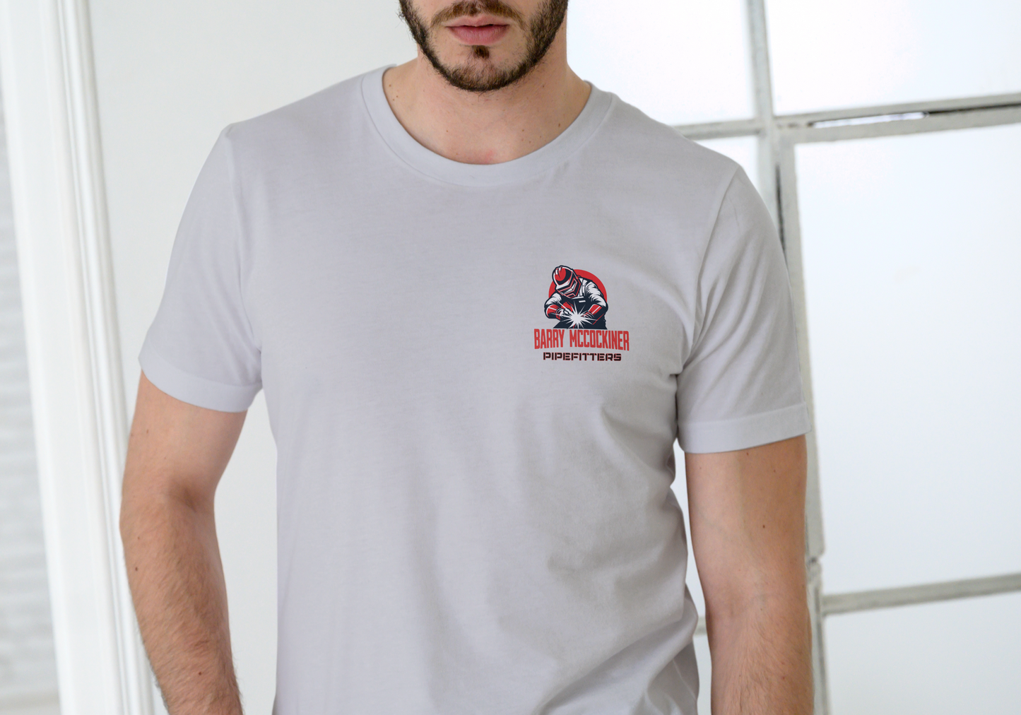 Barry McCockiner Pipefitters, T-SHIRT, UNISEX, COTTON