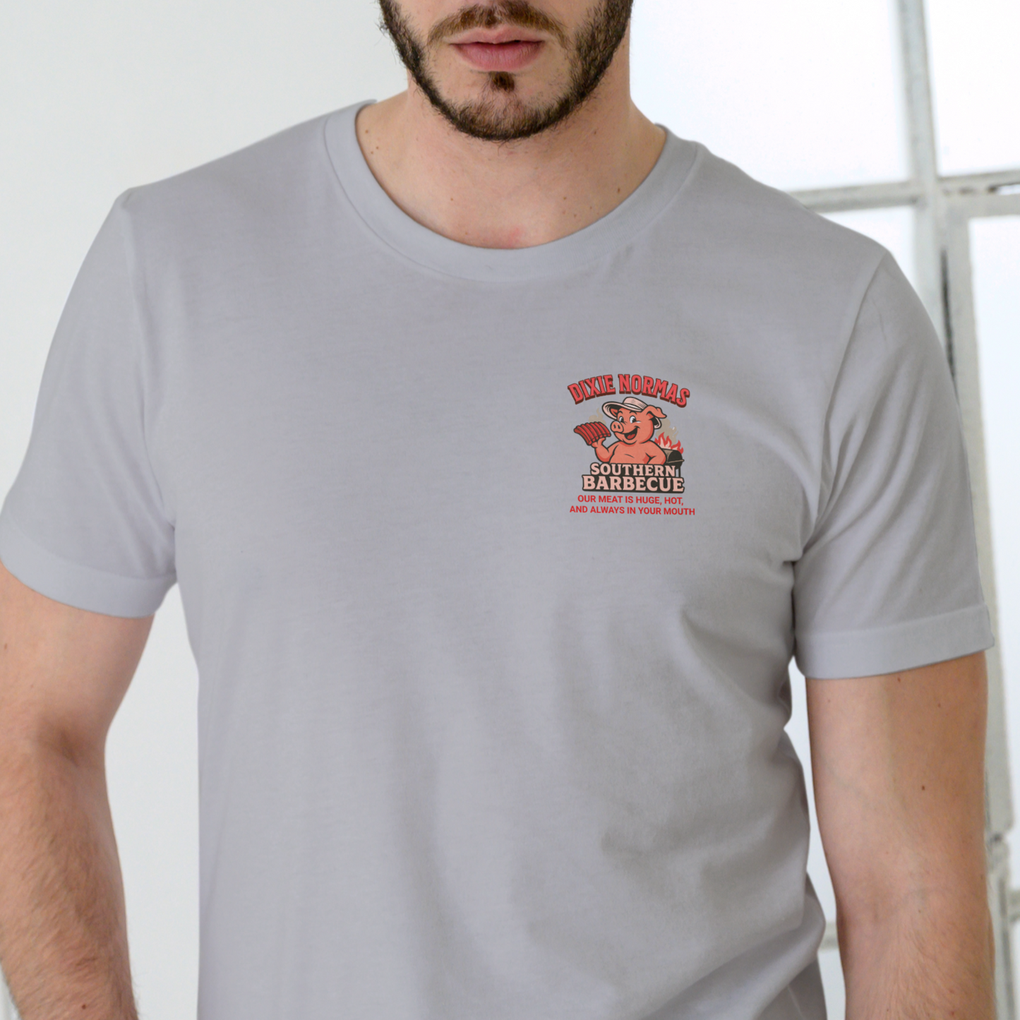 DIXIE NORMAS SOUTHERN BARBECUE T Shirt, Unisex, Cotton