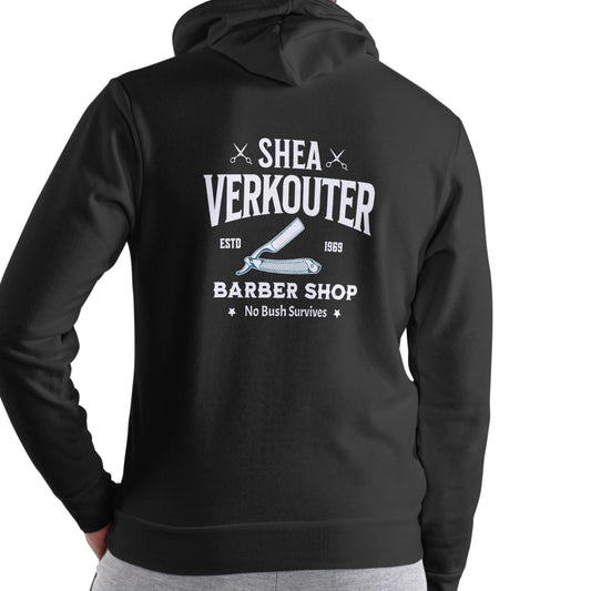 SHEA VERKOUTER BARBER SHOP, Funny Hoodie, Unisex