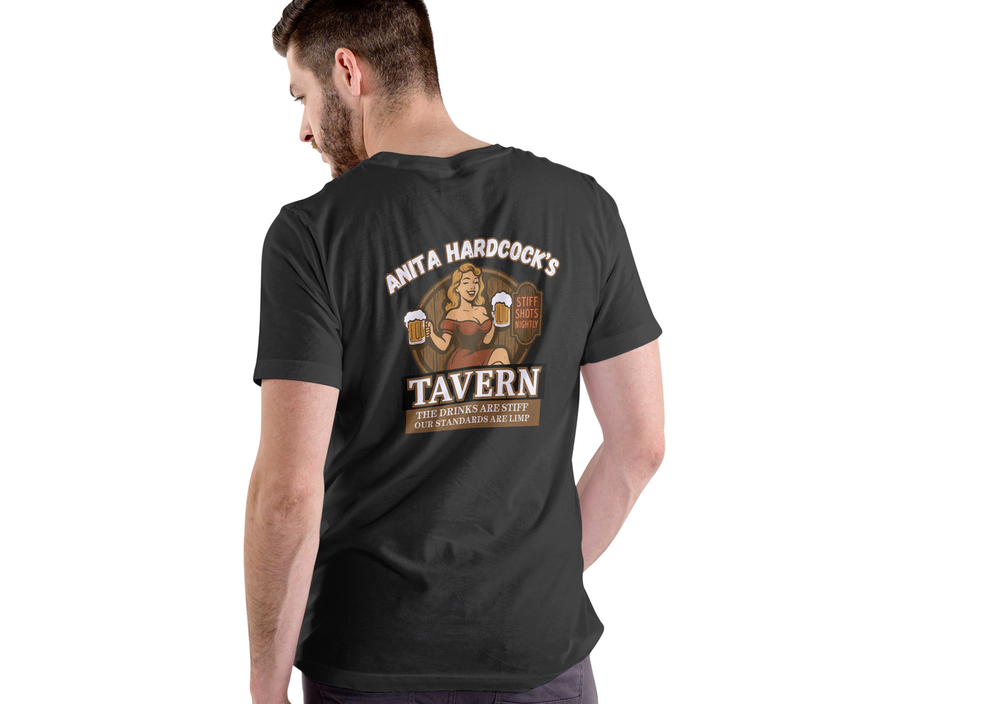 Anita Hardcock's Tavern, T-SHIRT, UNISEX, COTTON