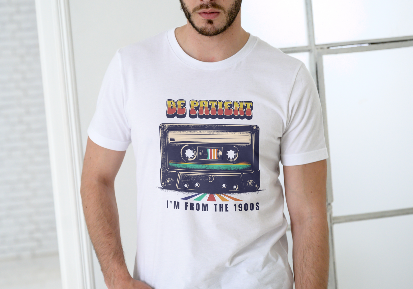Be Patient I'm From the 1900's, T-SHIRT, UNISEX, COTTON