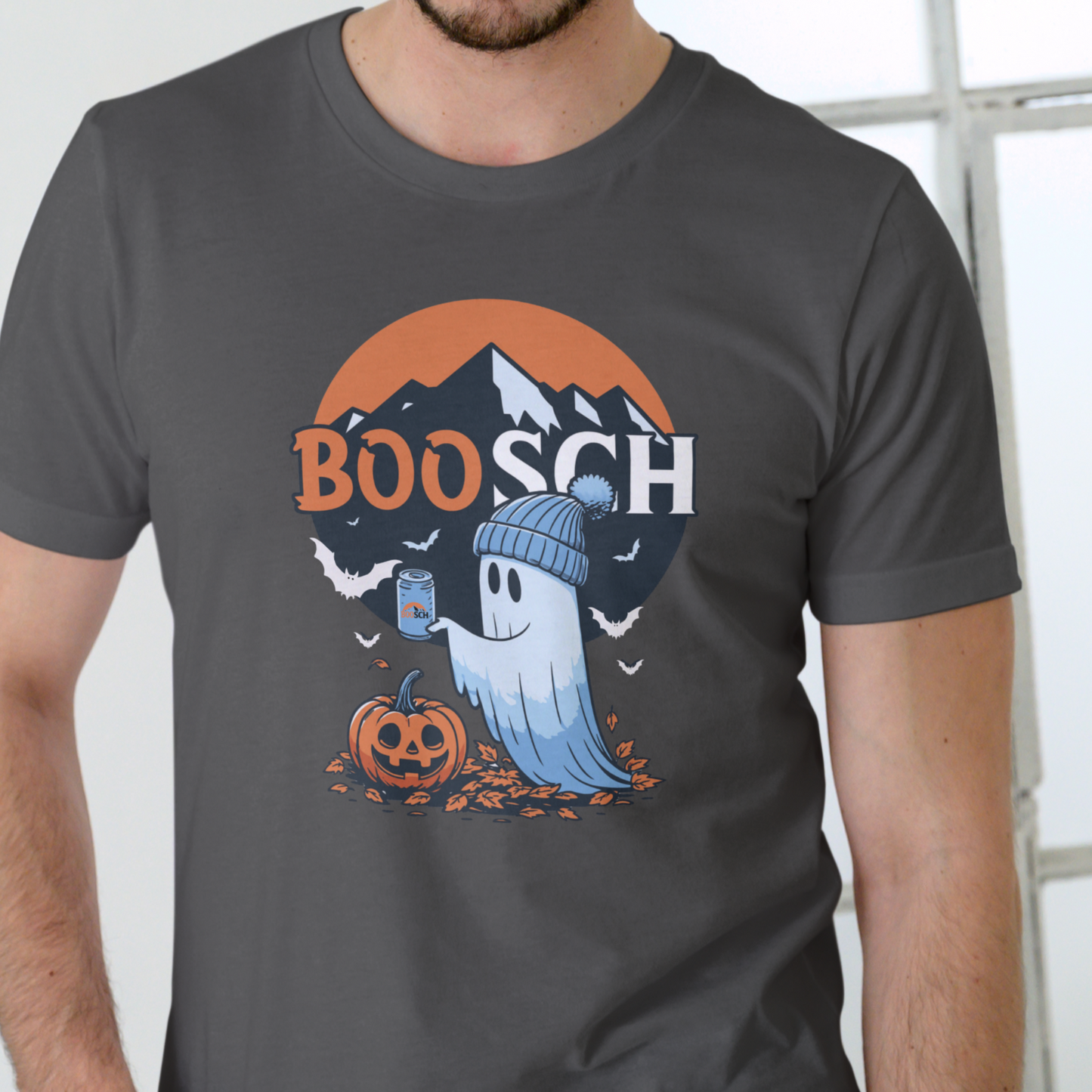 BOO HALLOWEEN T Shirt, Unisex Cotton