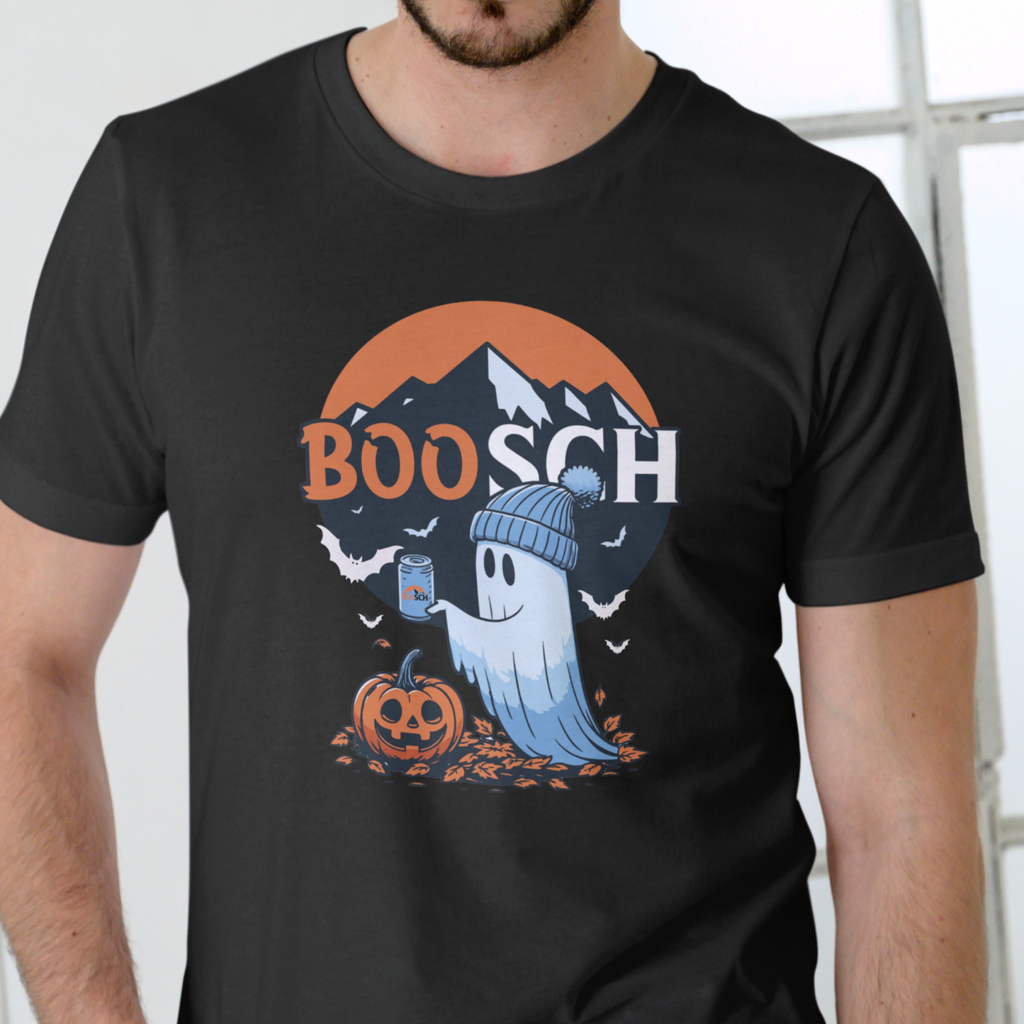 BOO HALLOWEEN T Shirt, Unisex Cotton