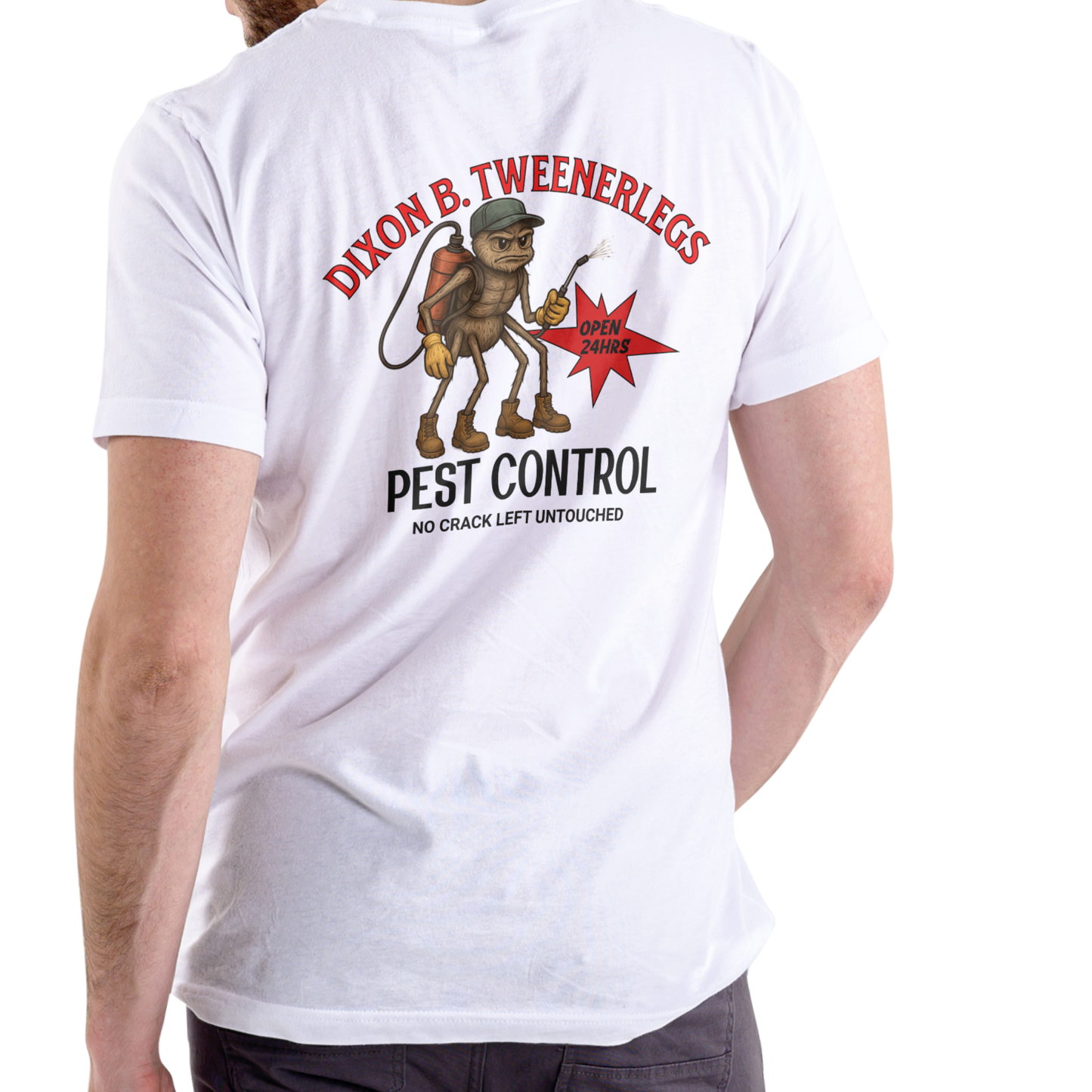 Dixon B Tweenerbutt Pest Control funny T Shirt, Unisex Cotton
