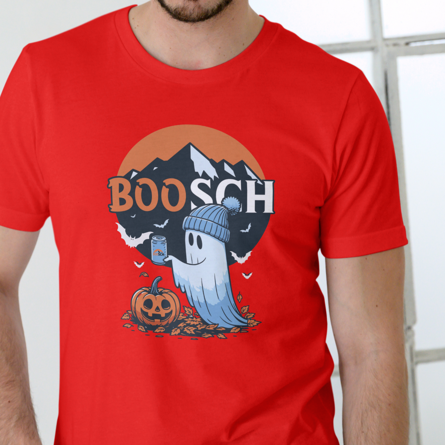 BOO HALLOWEEN T Shirt, Unisex Cotton