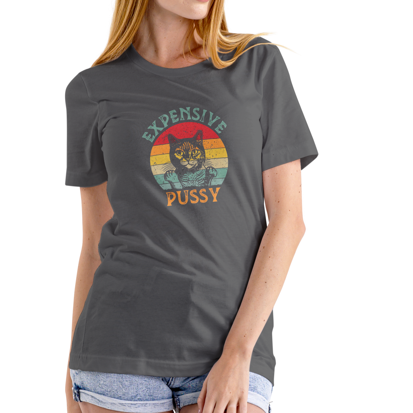 Expensive Cat Funny T-Shirt – Unisex Cotton Graphic Tee