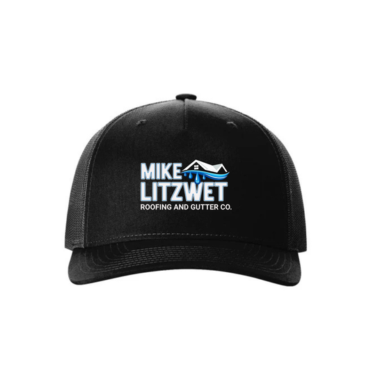 MIKE LITZWET ROOFING AND GUTTER Trucker Hat – Richardson 112