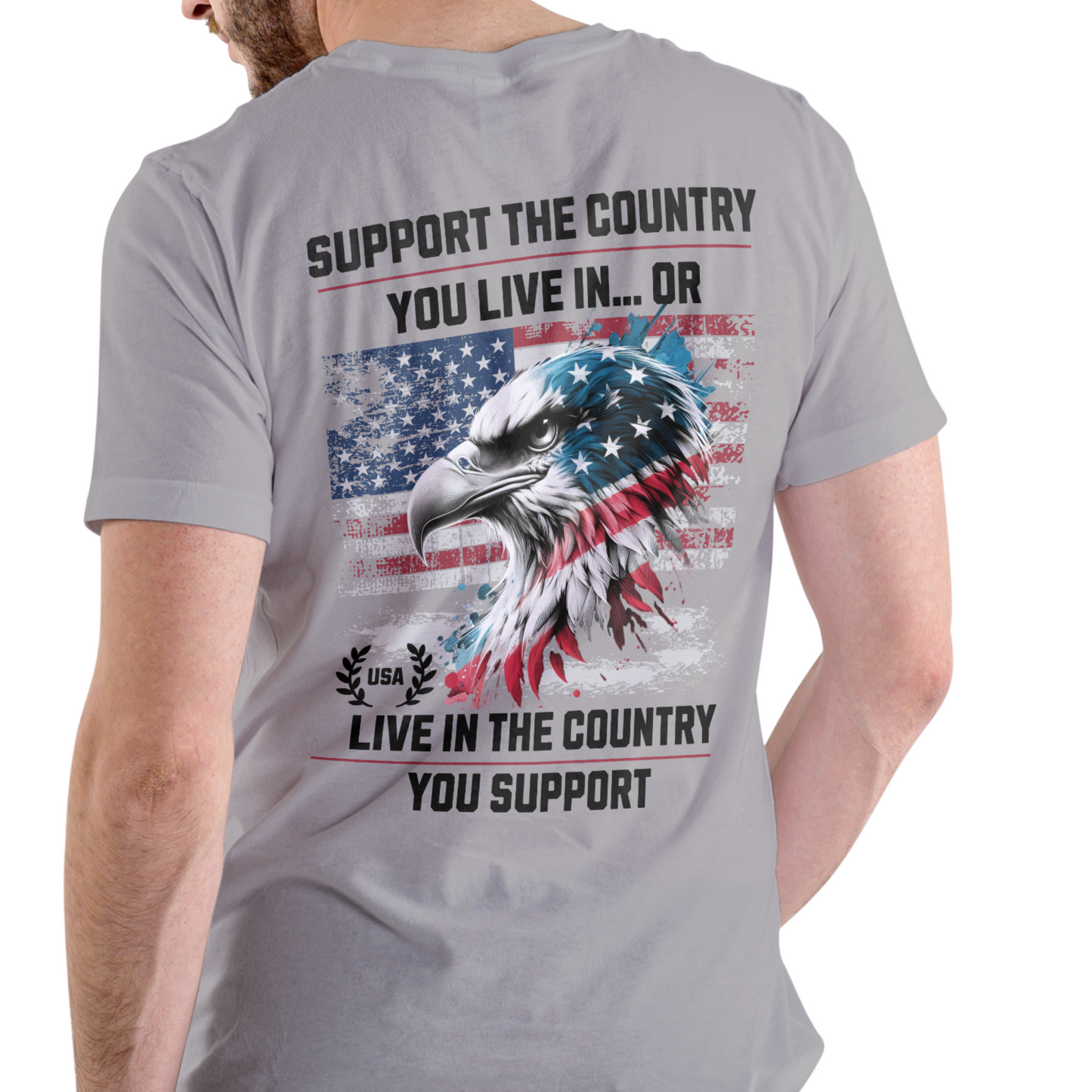 SUPPORT THE COUNTRY YOU LIVE IN (#2 design). T Shirt