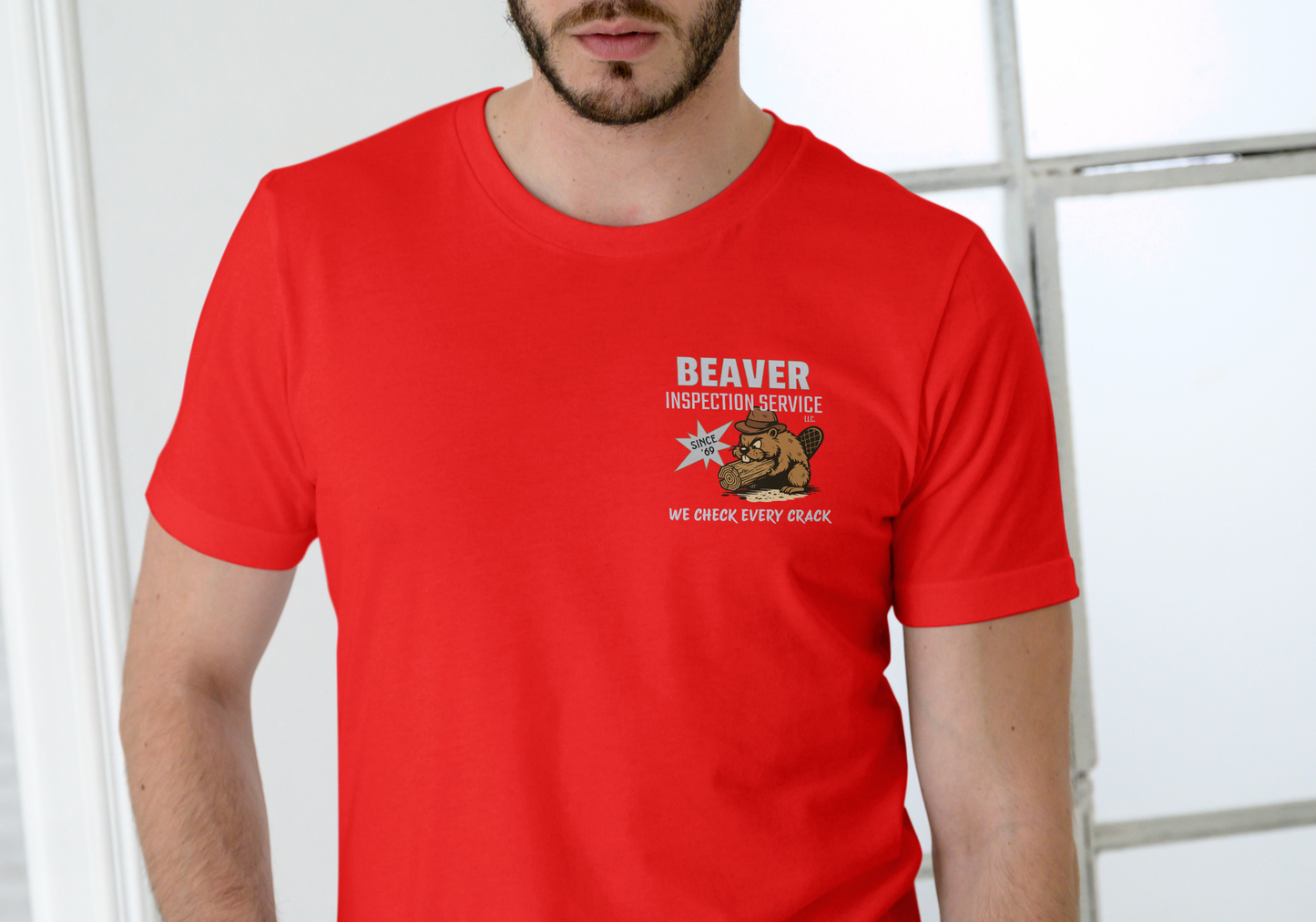 Beaver Inspection Service, T-SHIRT, UNISEX, COTTON