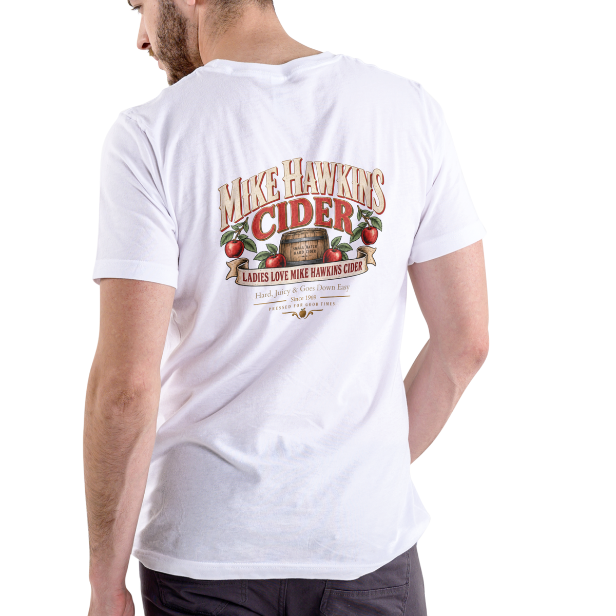 MIKE HAWKINS CIDER, T-SHIRT, UNISEX, COTTON