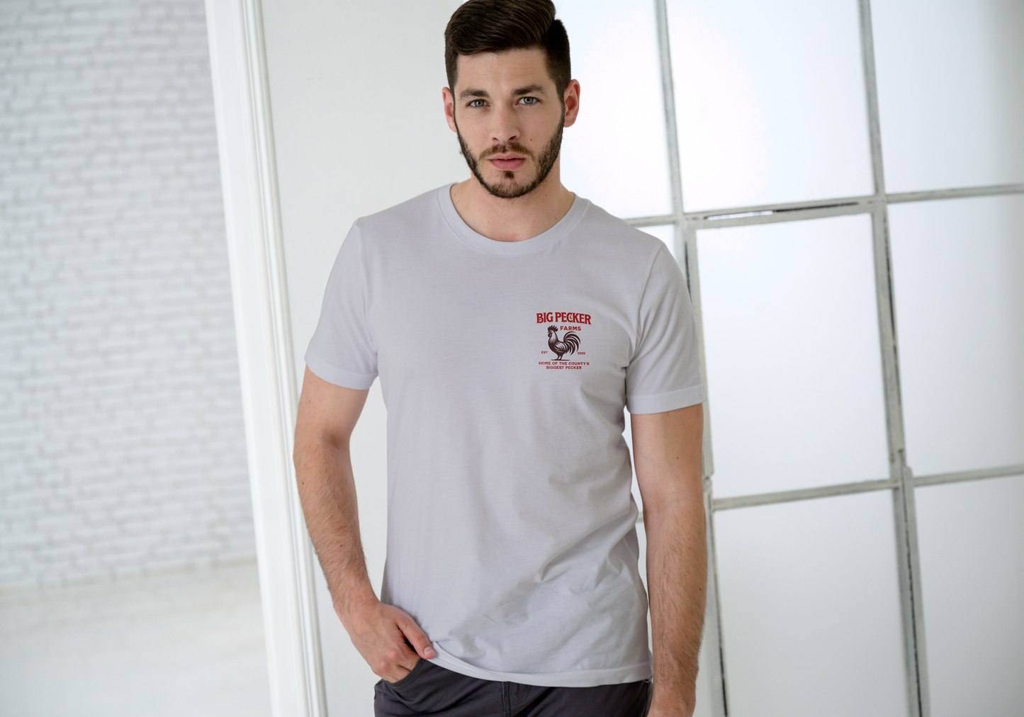 Big Pecker Farms, T-SHIRT, UNISEX, COTTON