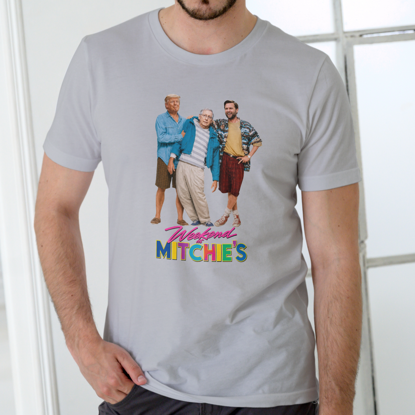 WEEKEND AT MITCHIE'S Funny Mitch McConnell T-Shirt