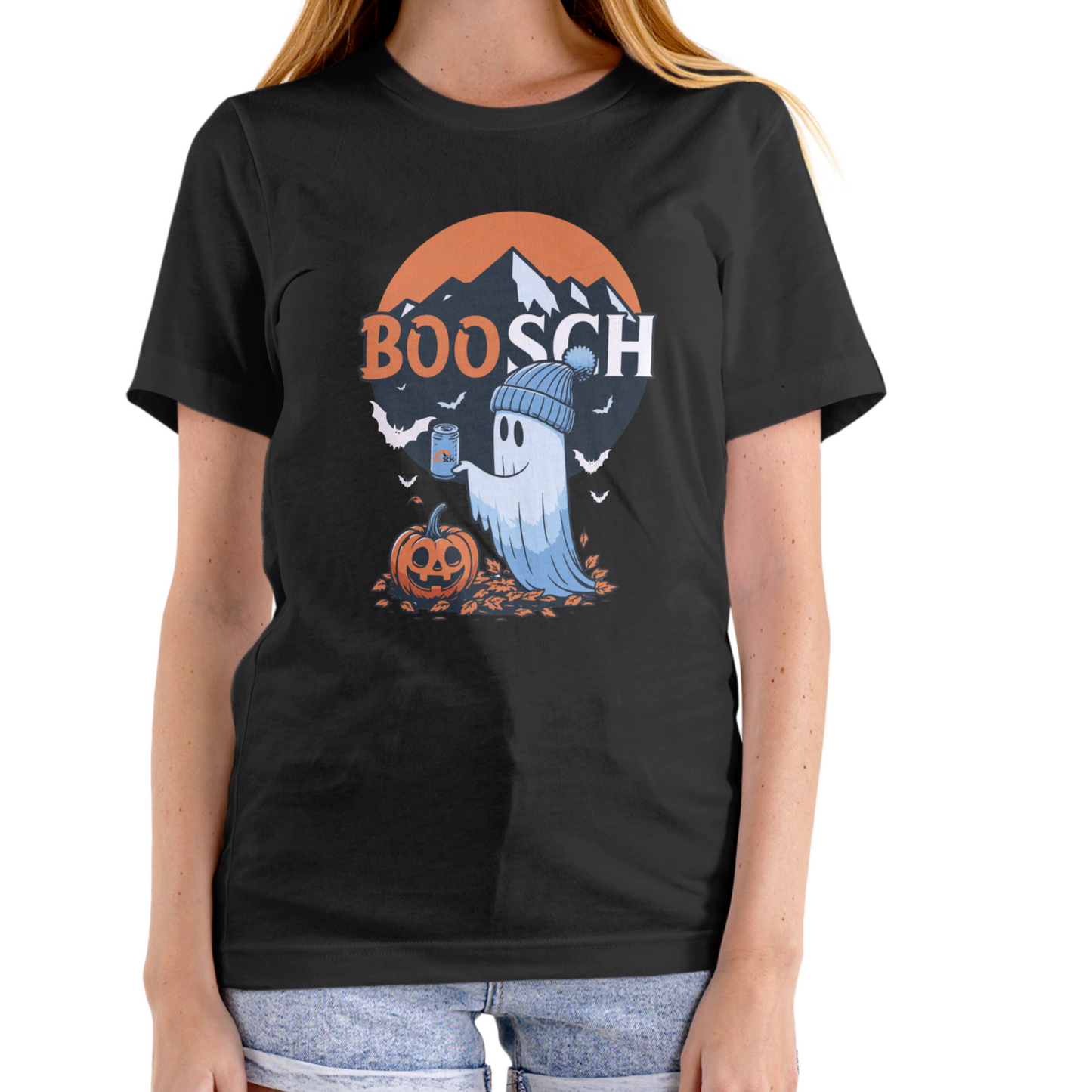 BOO HALLOWEEN T Shirt, Unisex Cotton