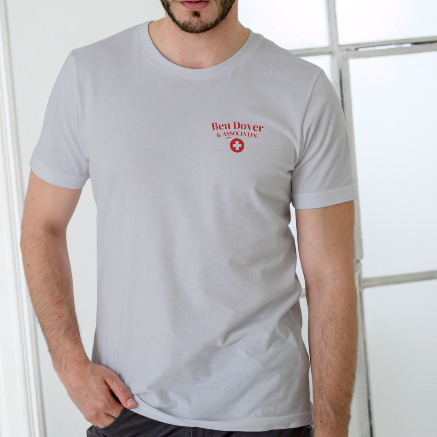 BEN DOVER AND ASSOCIATES DISCOUNT PROCTOLOGY – Funny Unisex Cotton T-Shirt