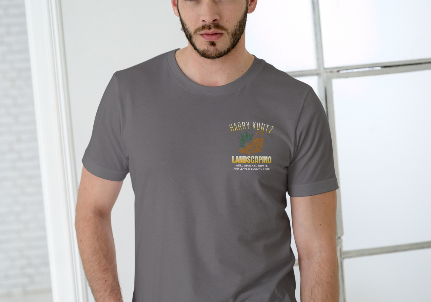 Harry Kuntz Landscaping, T-SHIRT, UNISEX, COTTON