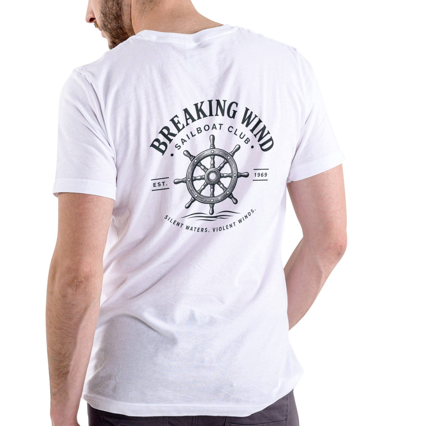 Breaking Wind Sailboat Club Funny T-Shirt