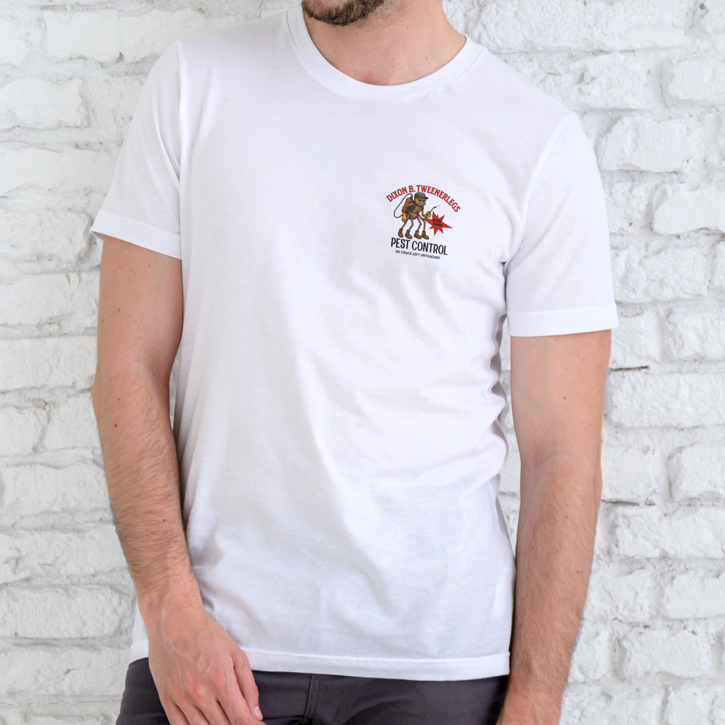 Dixon B Tweenerbutt Pest Control funny T Shirt, Unisex Cotton