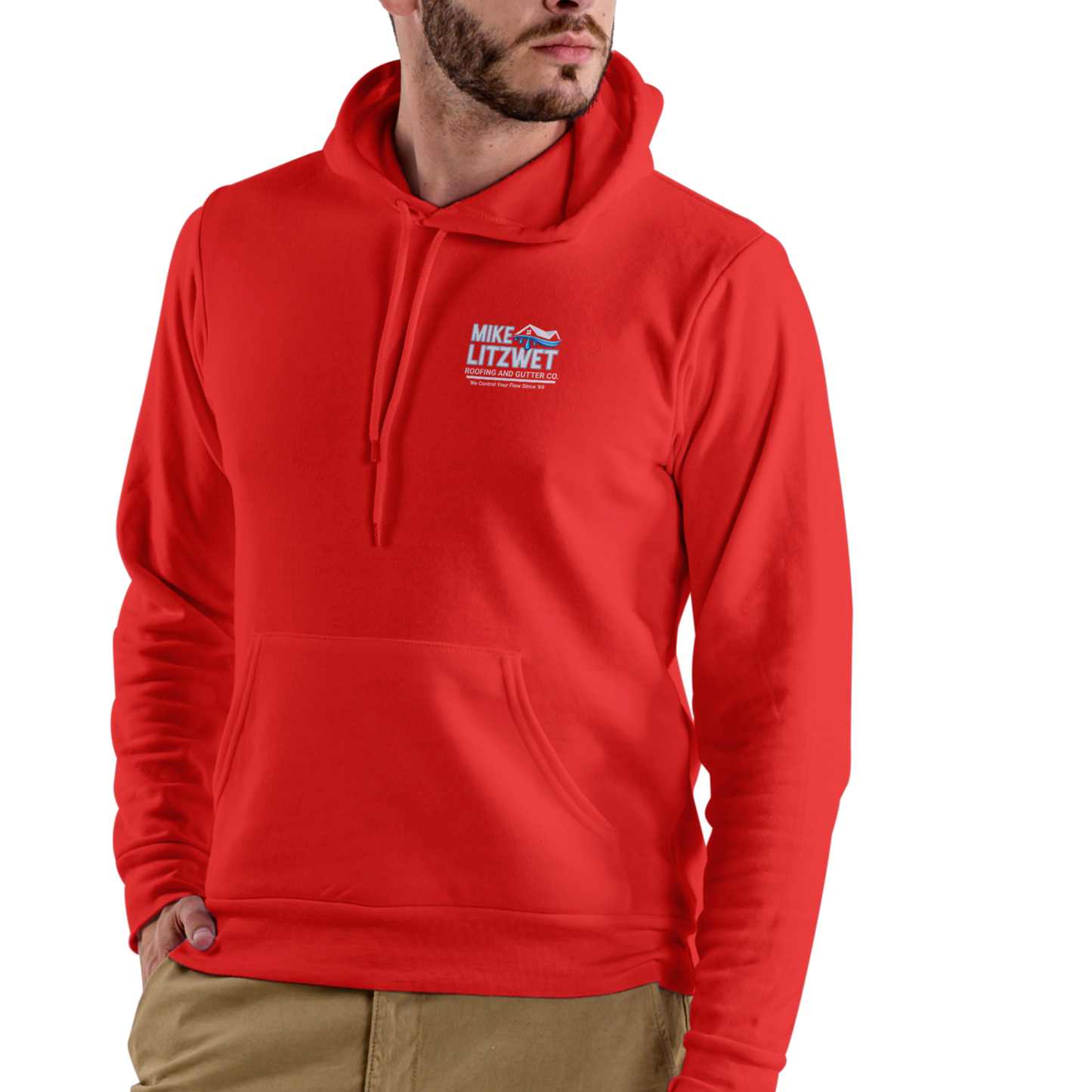 MIKE LITZWET ROOFING AND GUTTERS Funny name HOODIE, Unisex