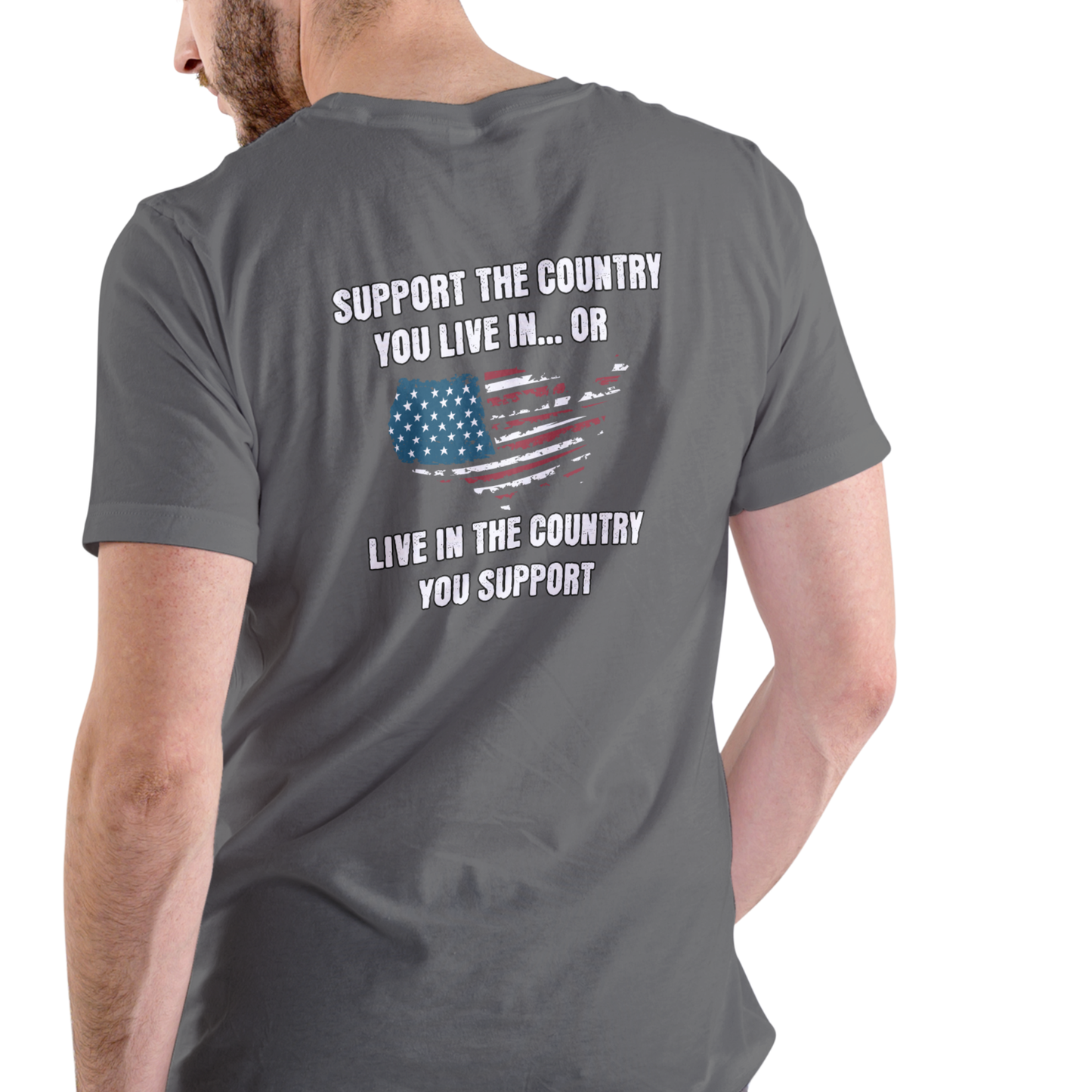 SUPPORT THE COUNTRY YOU LIVE IN OR LIVE IN THE COUNTRY YOU SUPPORT, TShirt