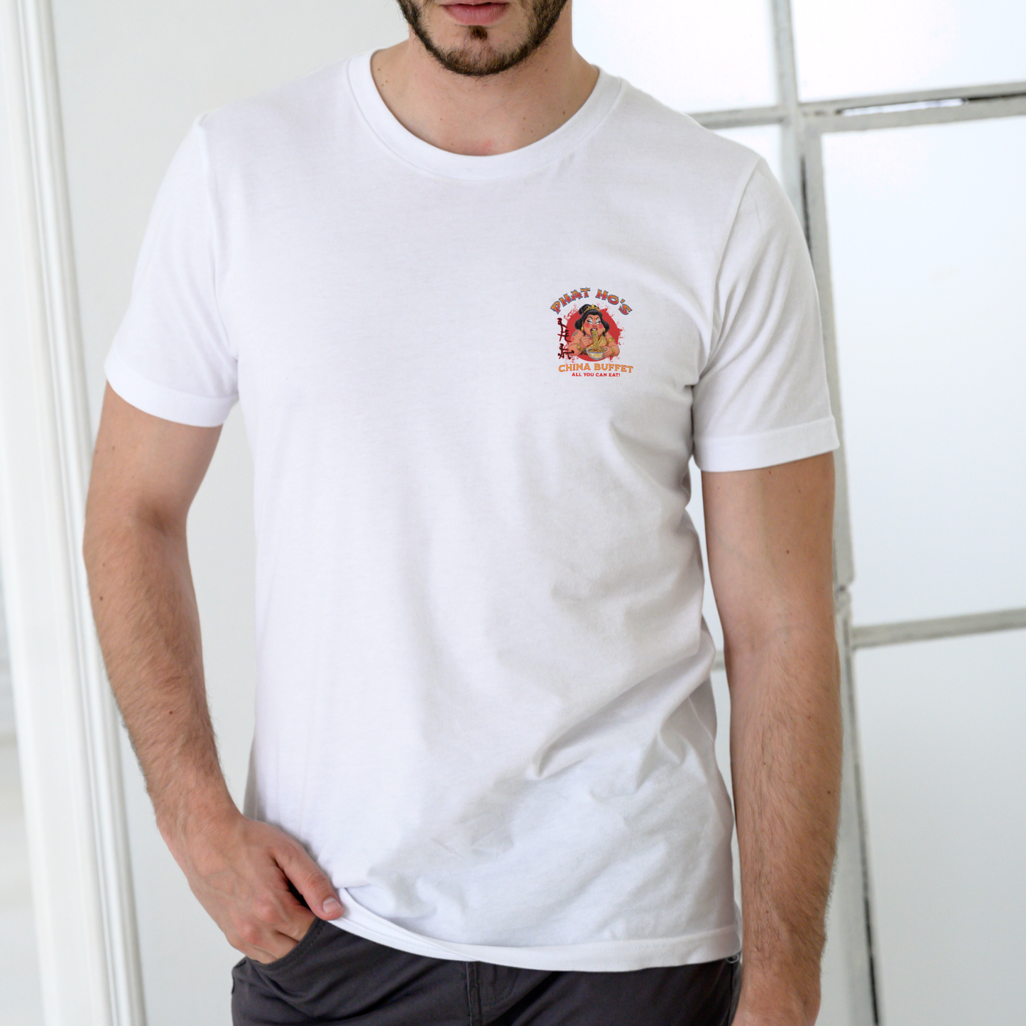 Phat Ho's China Buffet, Unisex Cotton T Shirt