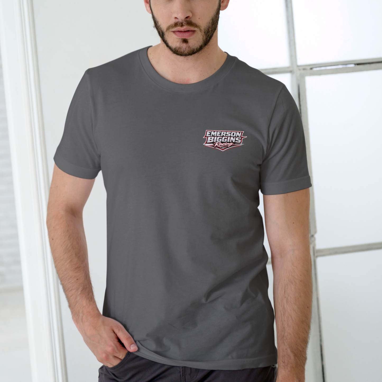 EMERSON BIGGINS RACING Dragster T-Shirt – Unisex Cotton Racing Tee